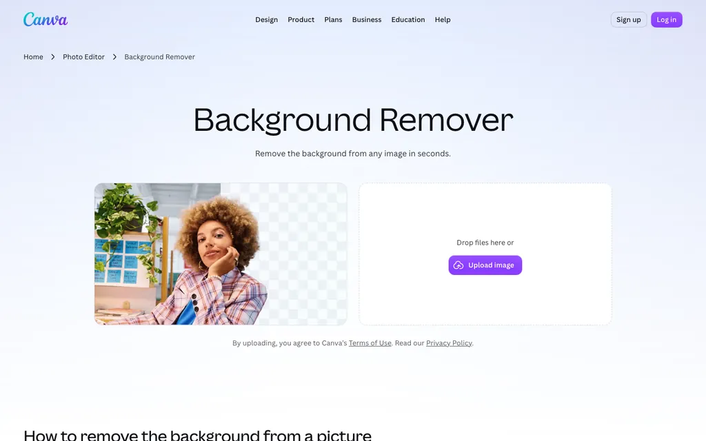 Canva background tools