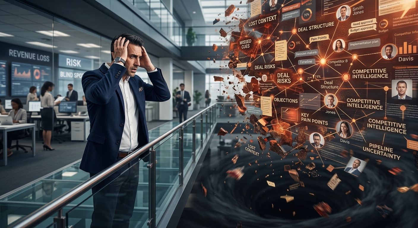 What Enterprise Sales Leaders Lose When Deal Conversations Go Unrecorded