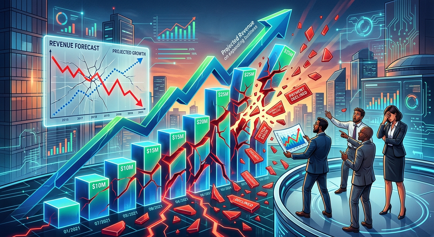 How payment declines distort revenue forecasts for expanding businesses