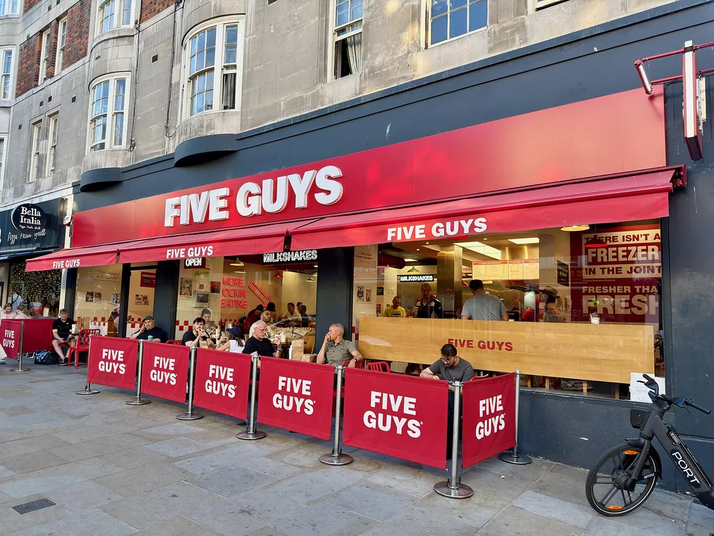 Five Guys restaurant exterior